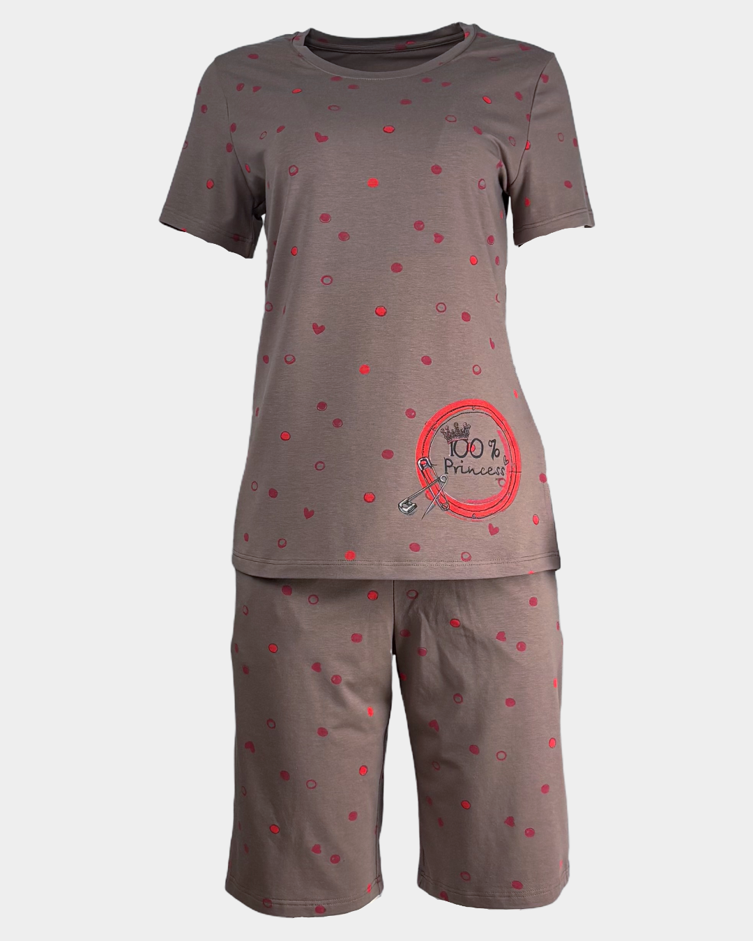 Лятна дамска пижама "100% Princess"