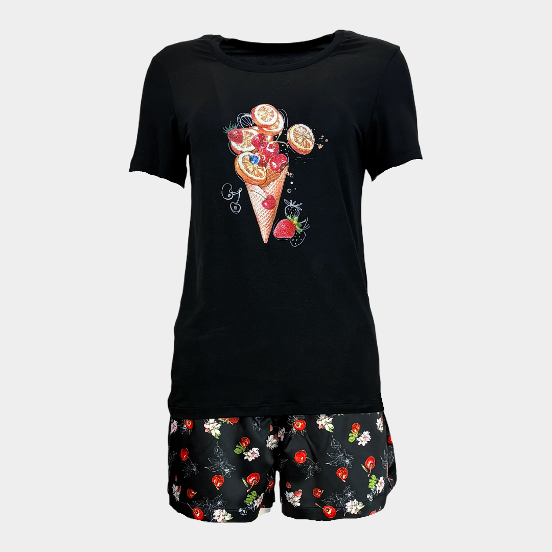 Дамска пижама "Cherry night"