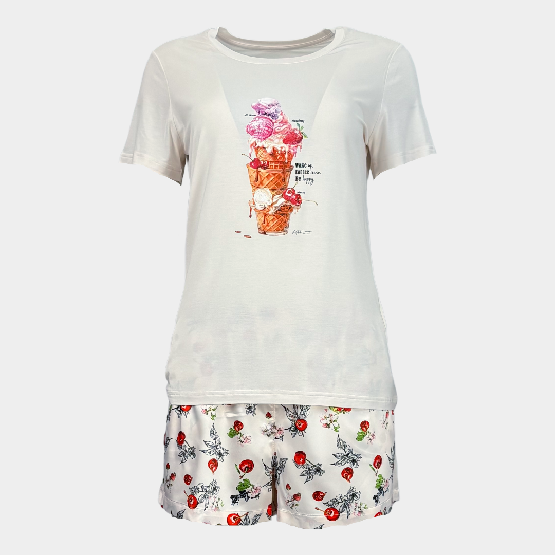 Дамска пижама "Cherry day"