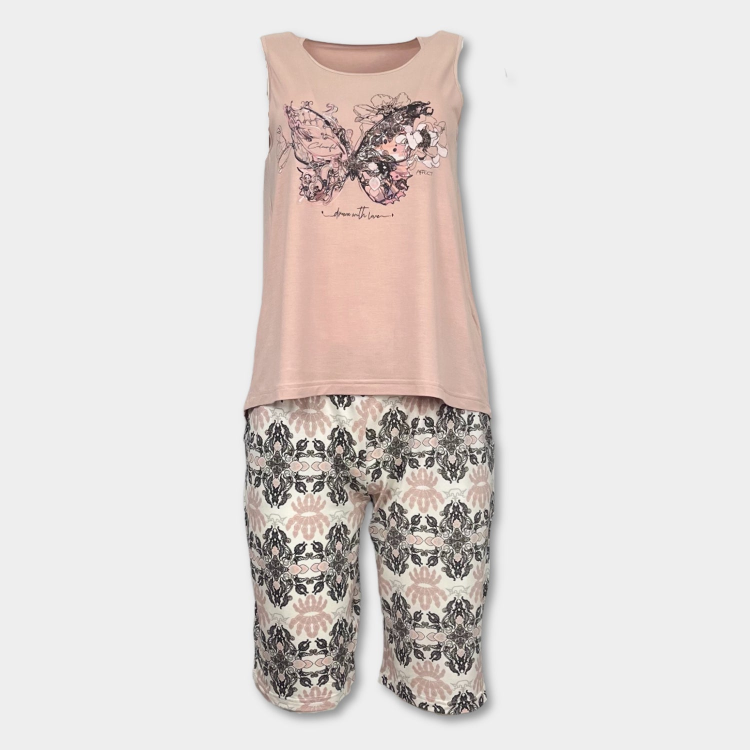 Лятна дамска пижама "Butterfly"