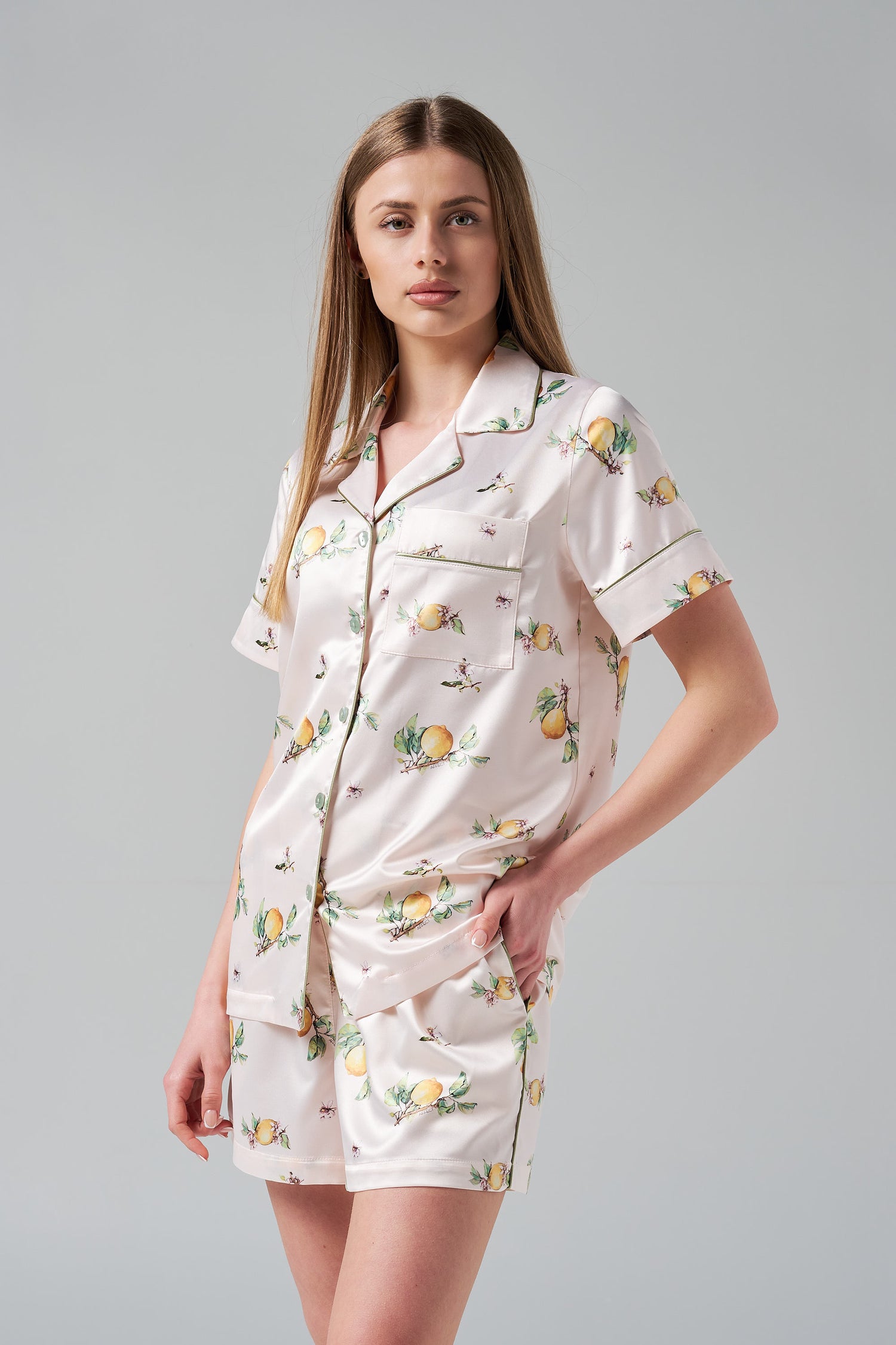 Лятна дамска пижама "Sunny Citrus"