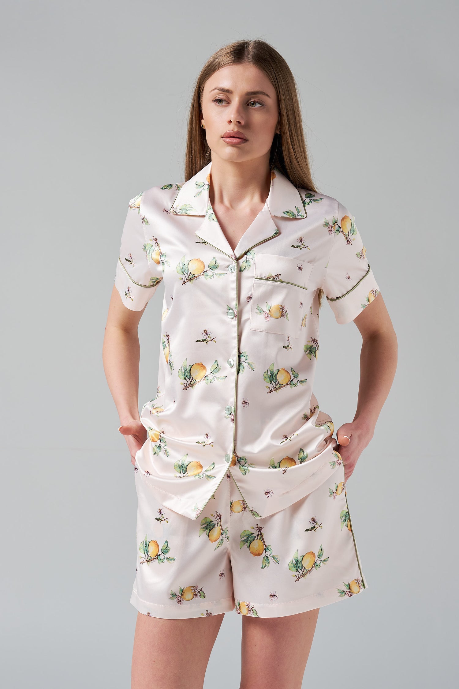 Лятна дамска пижама "Sunny Citrus"
