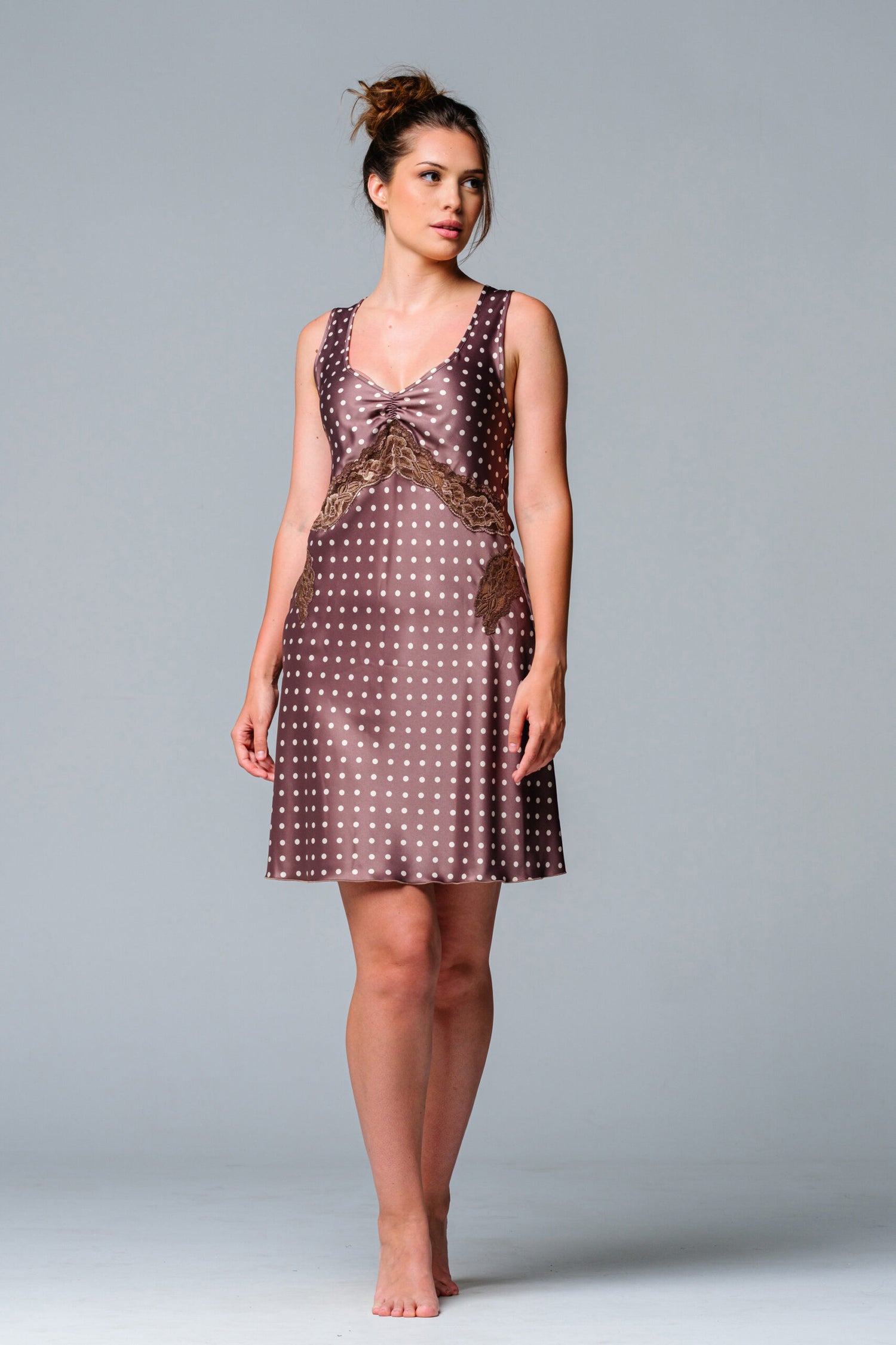 Елегантна дамска нощница "Dots"