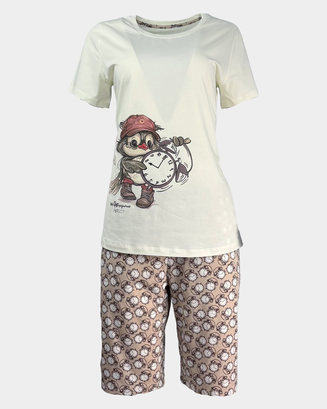 Лятна дамска пижама "Bedtime Owl"