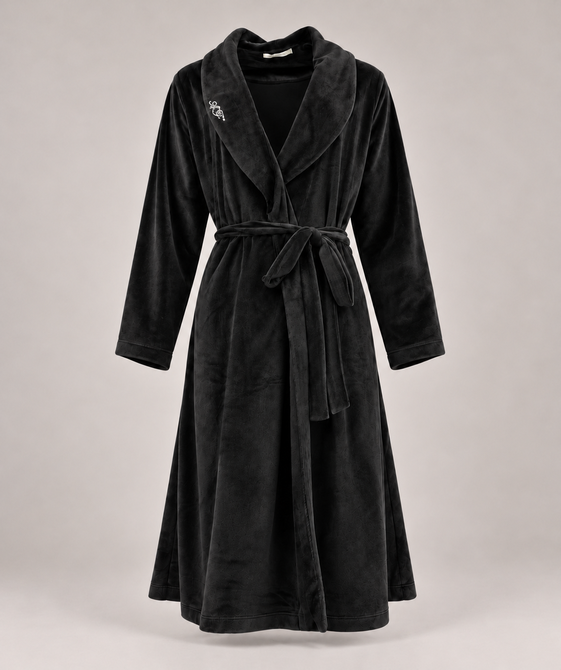 Мекичък Плюшен Халат "Black"