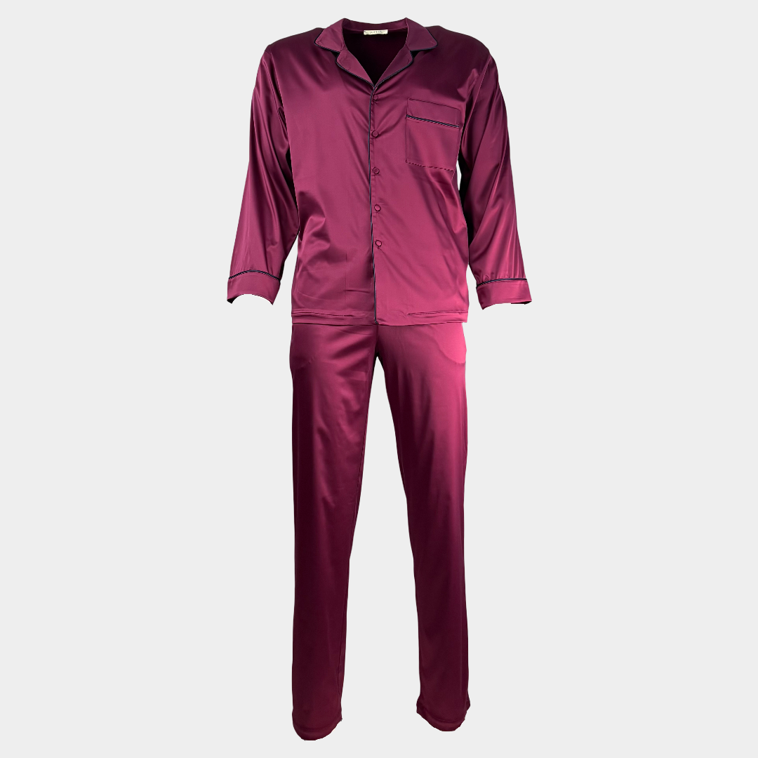 Луксозна мъжка пижама "Bordeaux Royale"