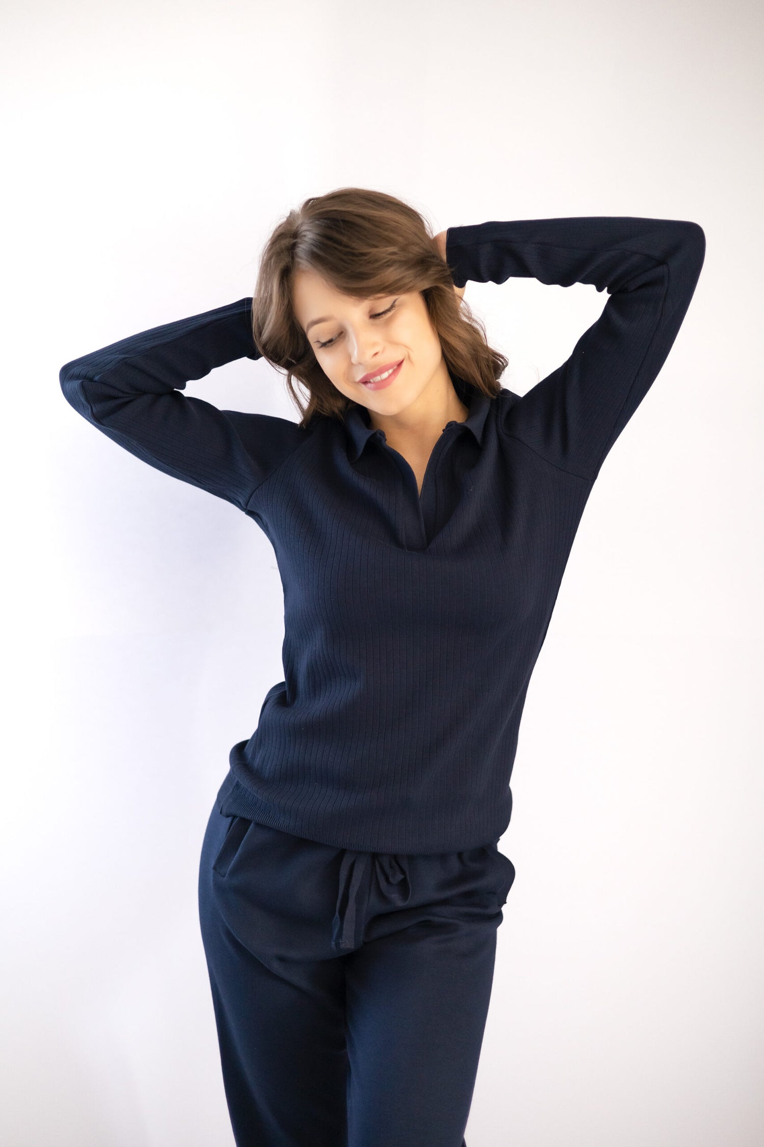 Дамски комплект от плетиво