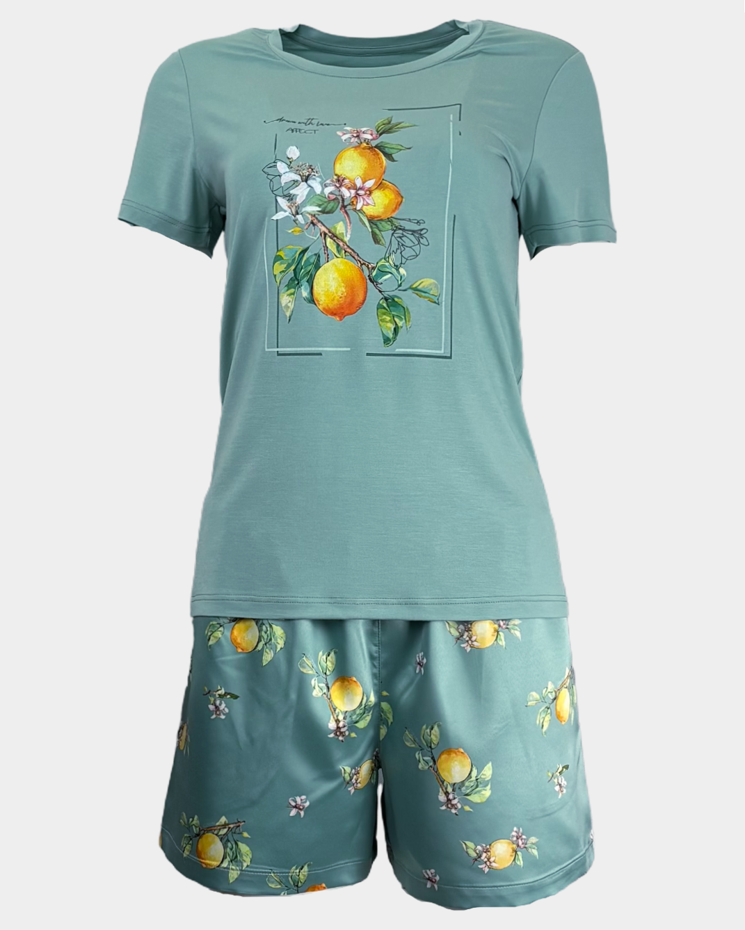 Дамска пижама "Green Lemon"