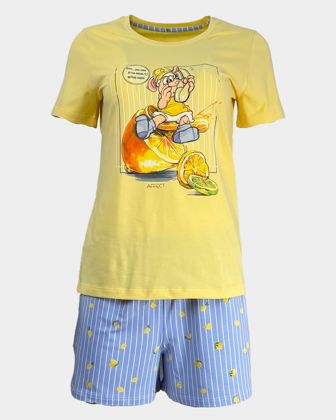 Дамска Пижама "Lemon Mood"