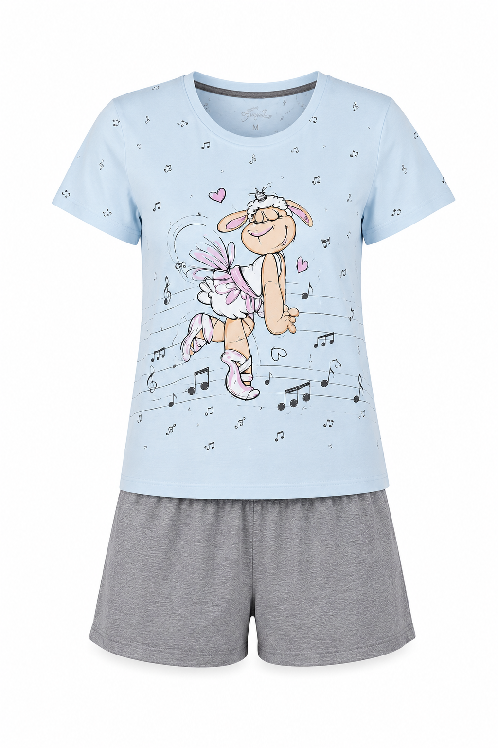 Лятна дамска пижама "Melody sheep"