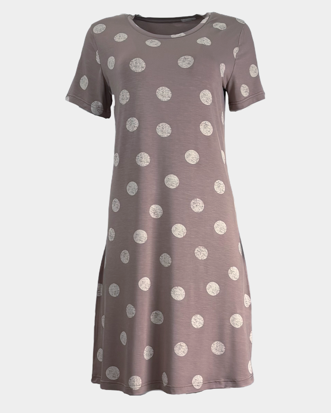 Дамска нощница с къс ръкав "Soft Dots"