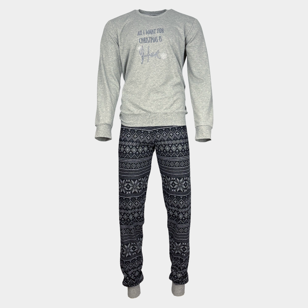 Мъжка Пижама "All I want for Christmas is Her"