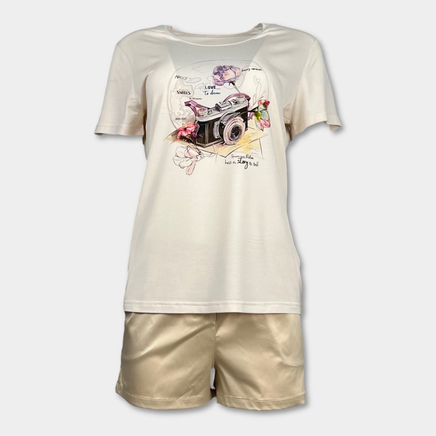 Дамска лятана пижама  "Time to Smiles"