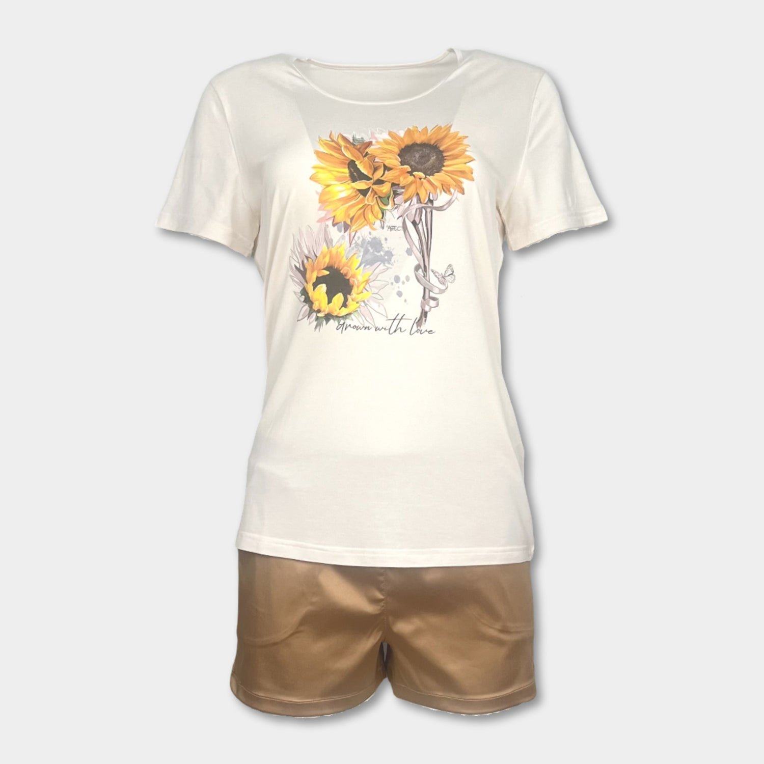 Дамска лятна пижама  "Sunflower"