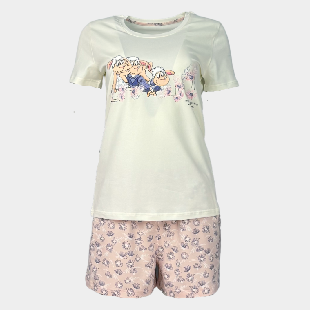 Лятна дамска пижама "Small miracles"