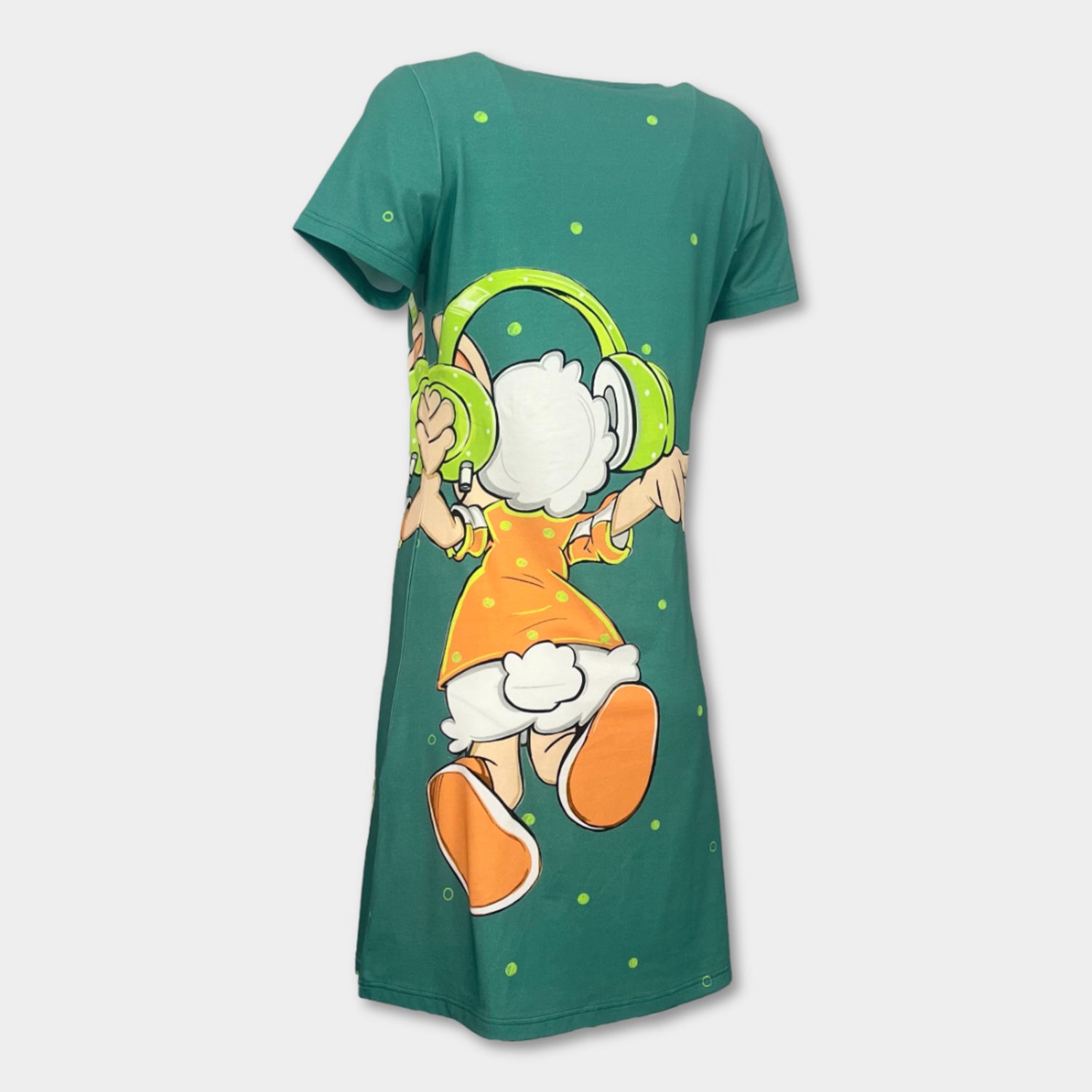 Дамска нощница с къс ръкав "Musical Sheep....."