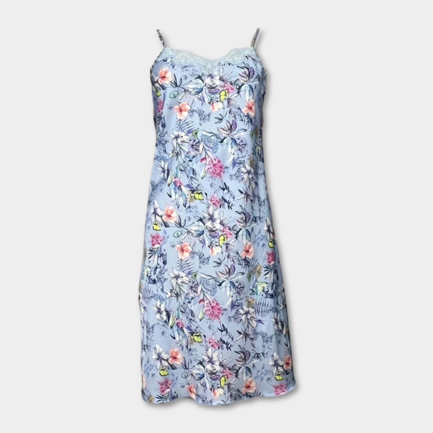 Дамска сатенена нощница "Spring"