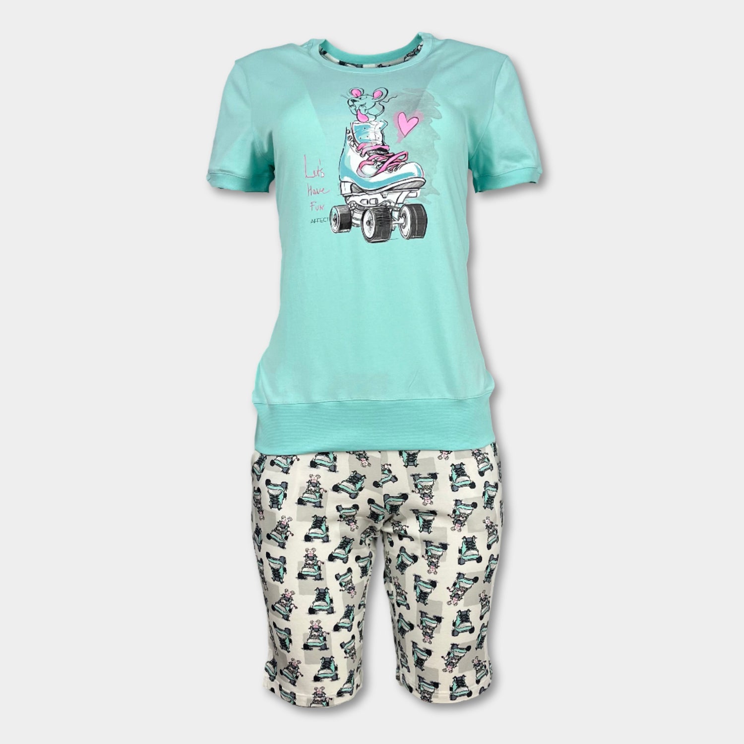 Лятна дамска пижама "Lets have Fun"