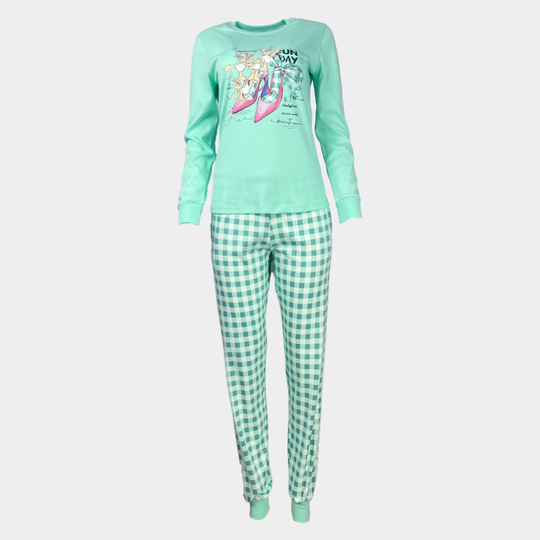 Дамска Пижама "Fun day"