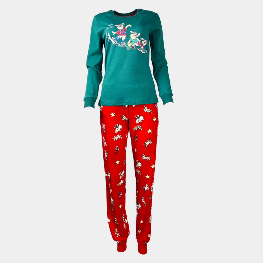 Дамска Пижама "Коледно забавление"