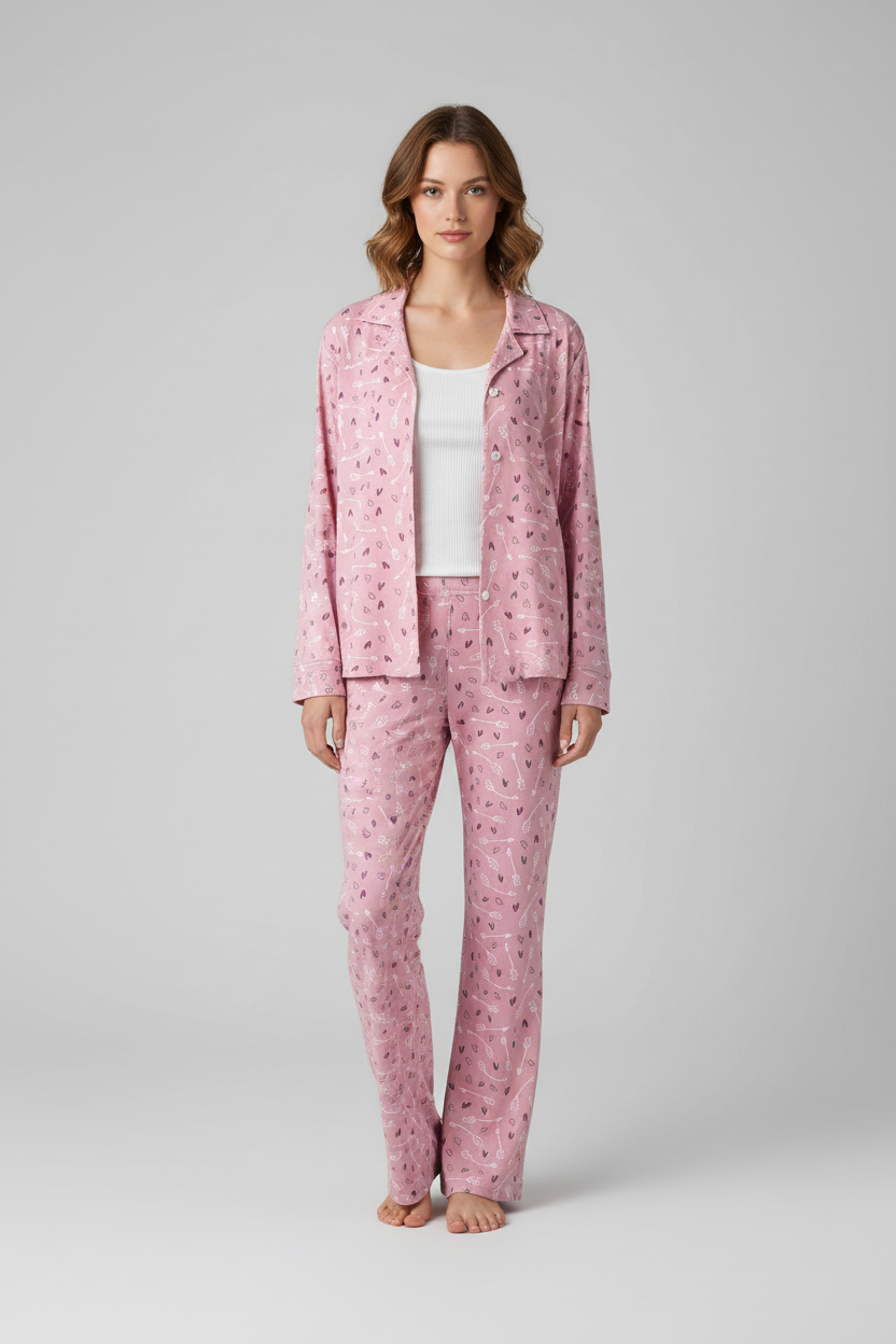 Дамска пижама три части - нов модел