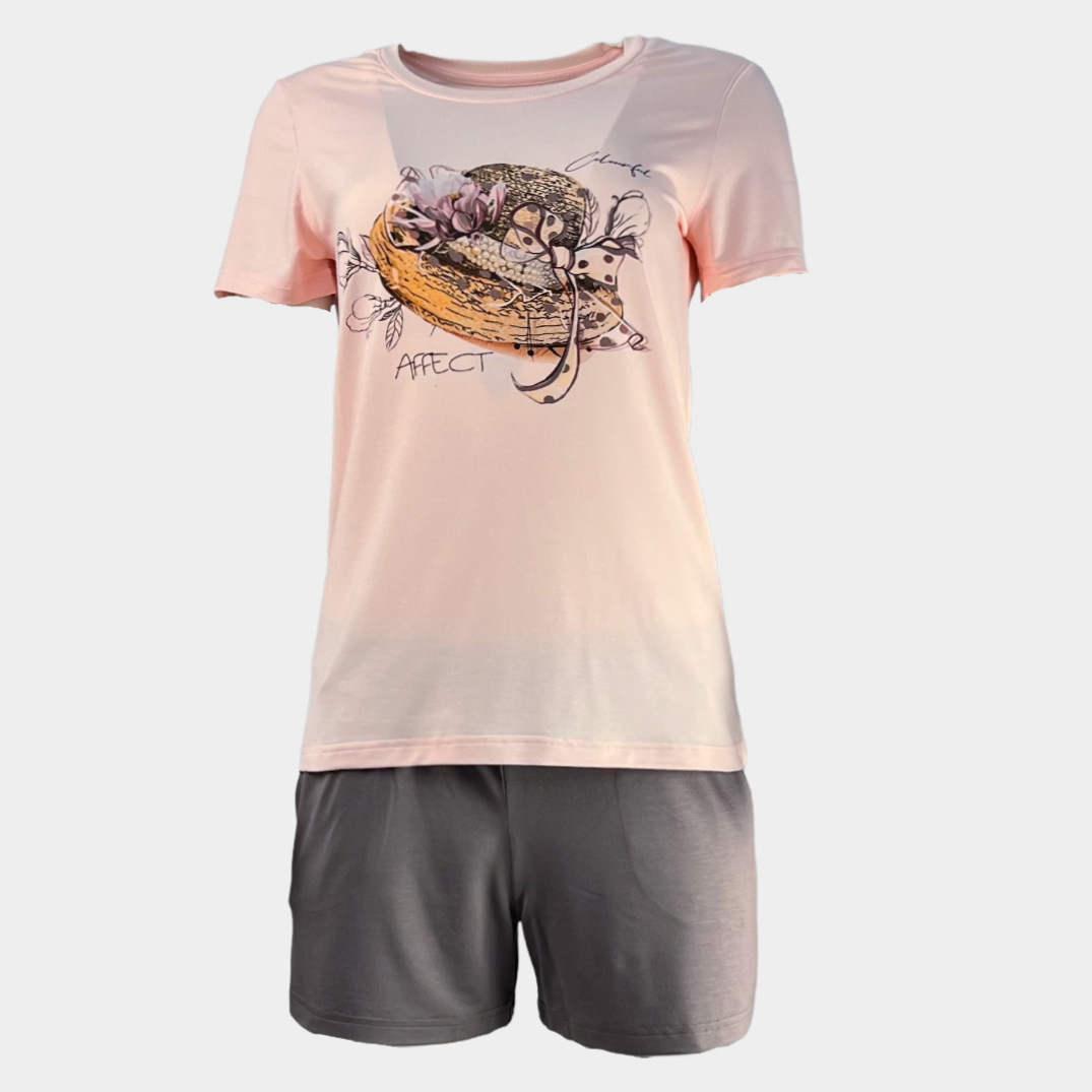 Лятна дамска пижама "Colorful"