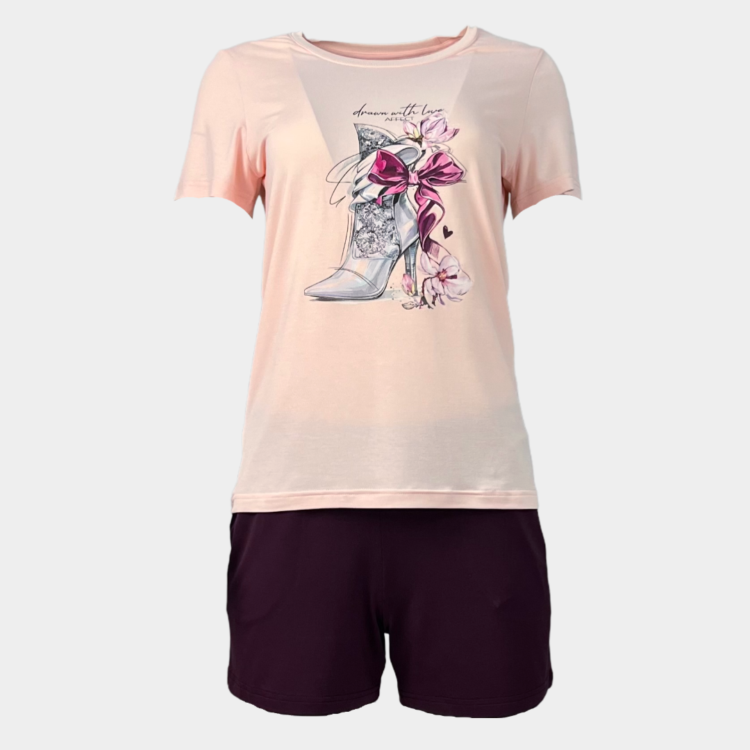 Лятна дамска пижама "Drown with love"