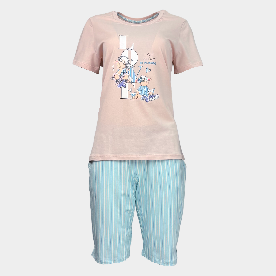 Лятна дамска пижама "I am princess..."