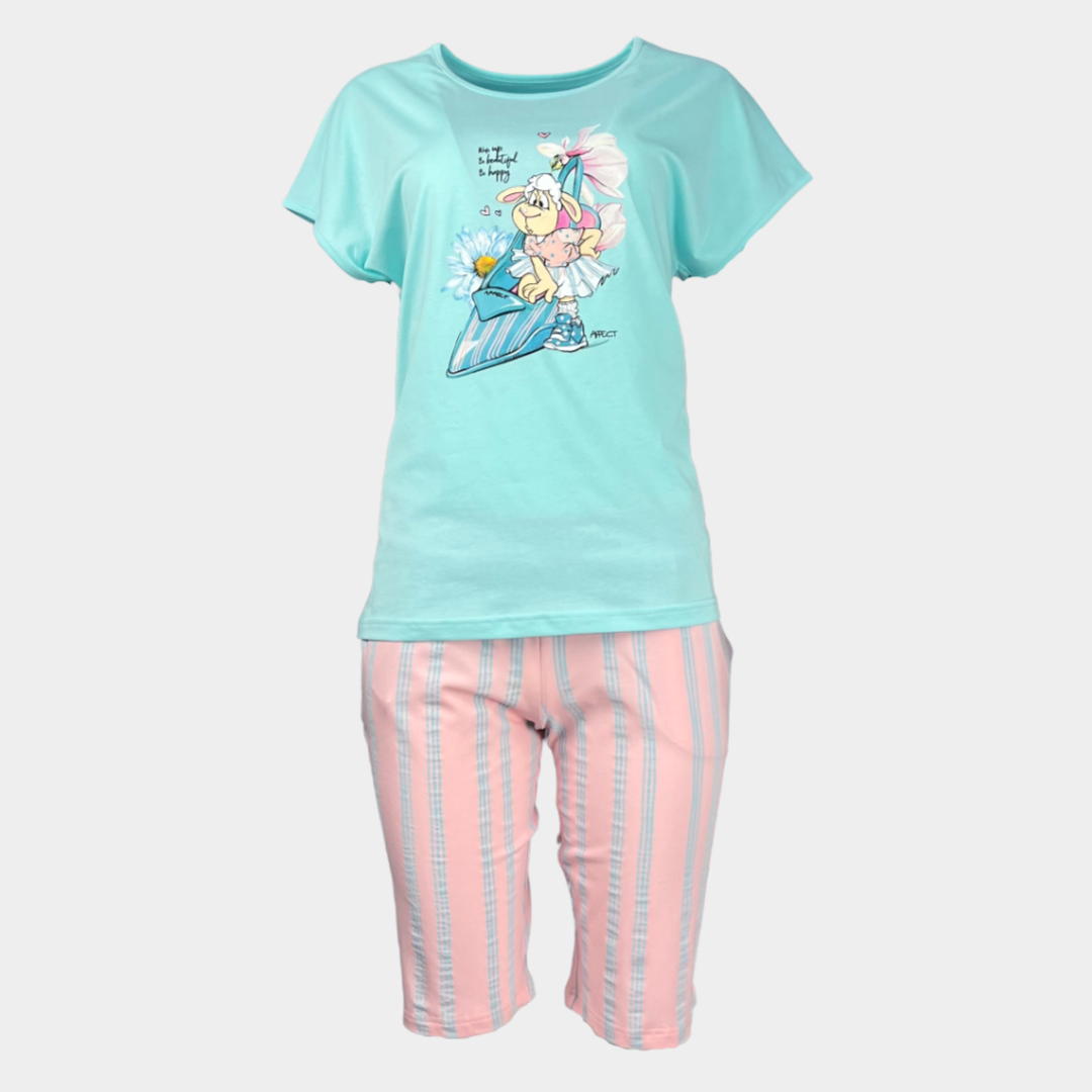 Лятна дамска пижама "Kiss for you"