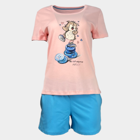 Лятна дамска пижама "Owl"