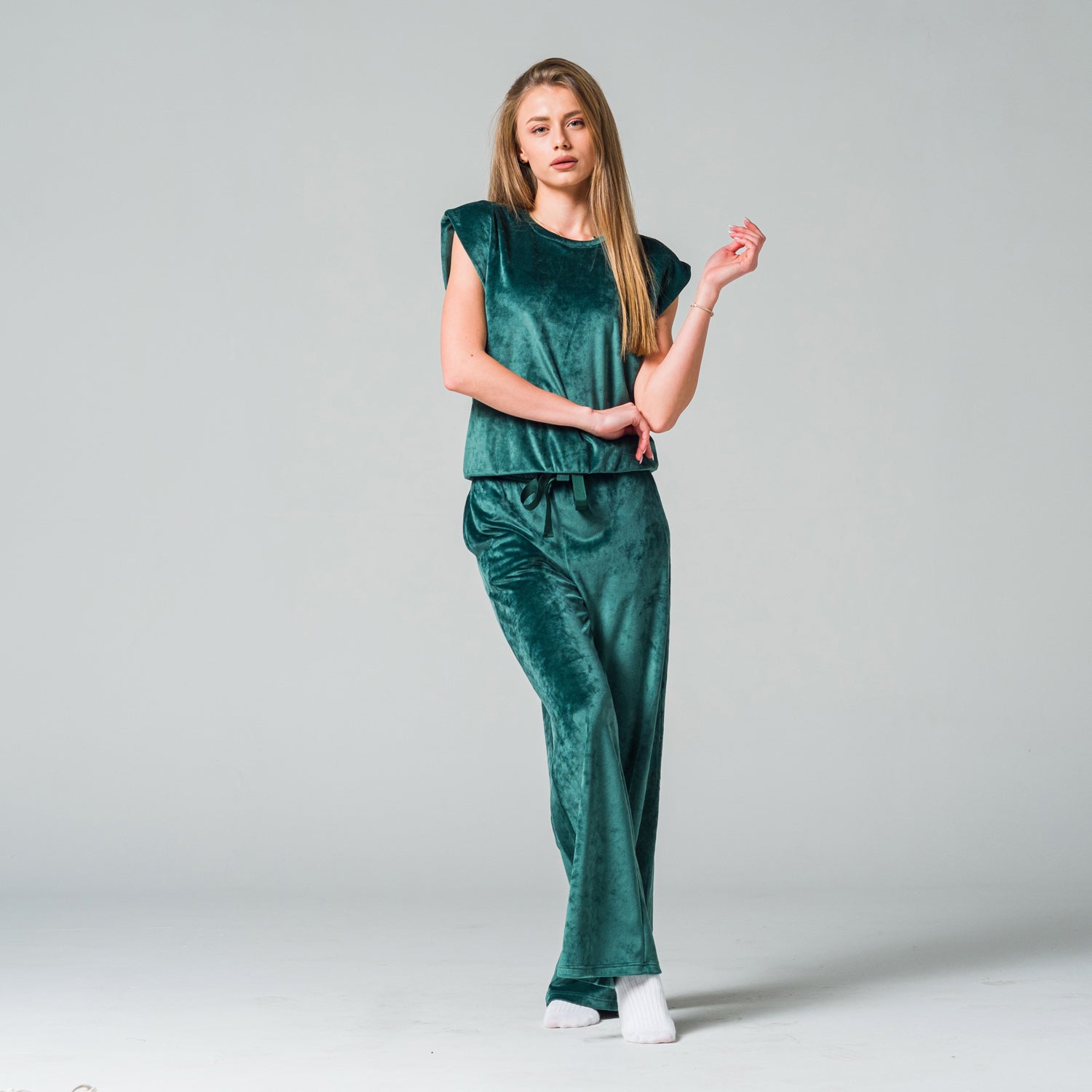 Дамски Комплект от плюш "Petrol"