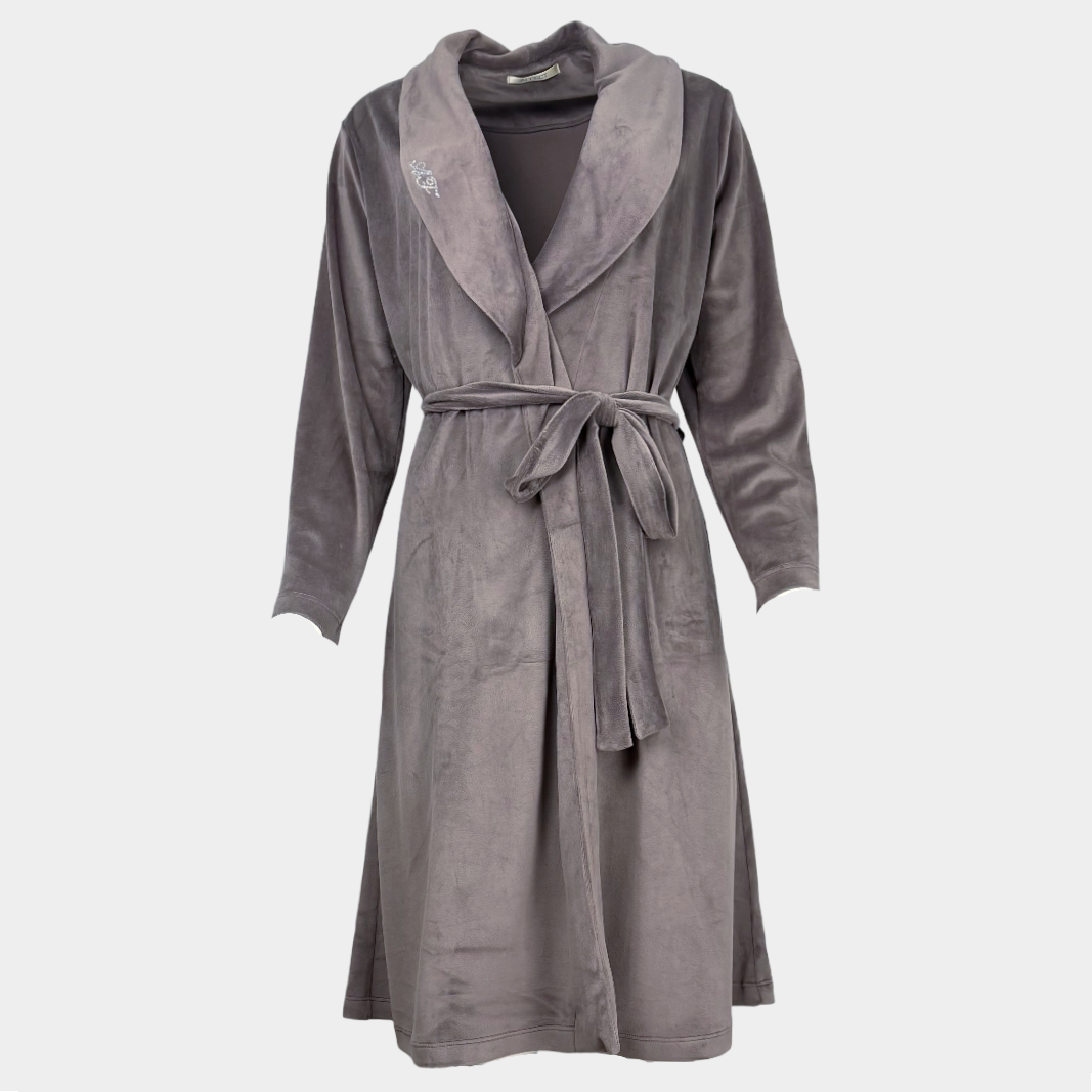 Мекичък Плюшен Халат "Dark Mocha"