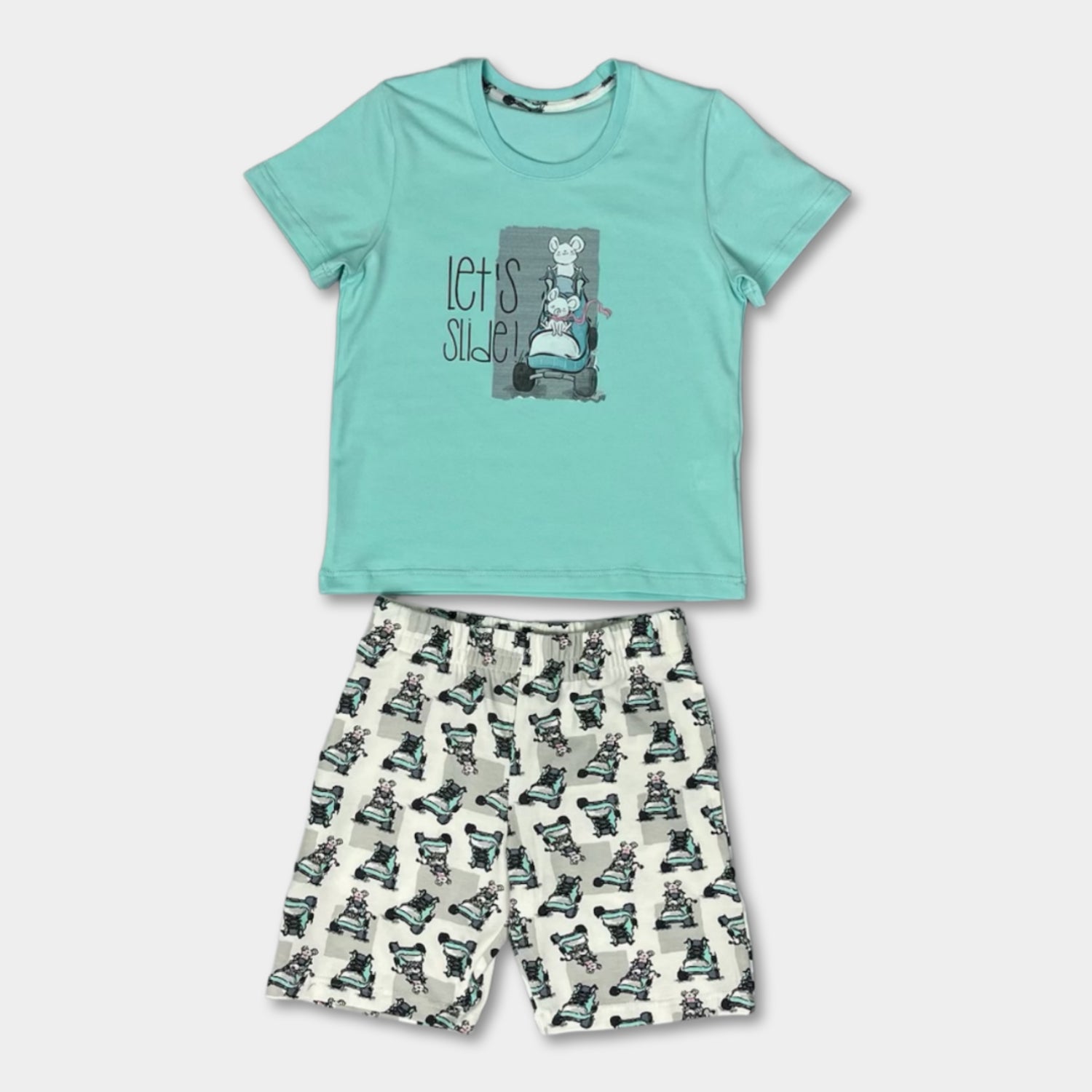 Детска пижама за момче "Lets Slide"