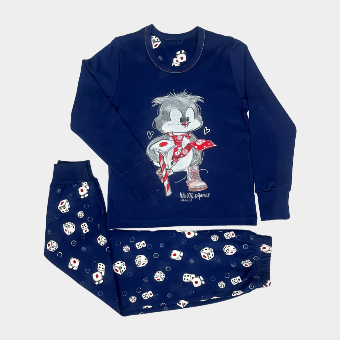 Детска Пижама "Christmas owls"