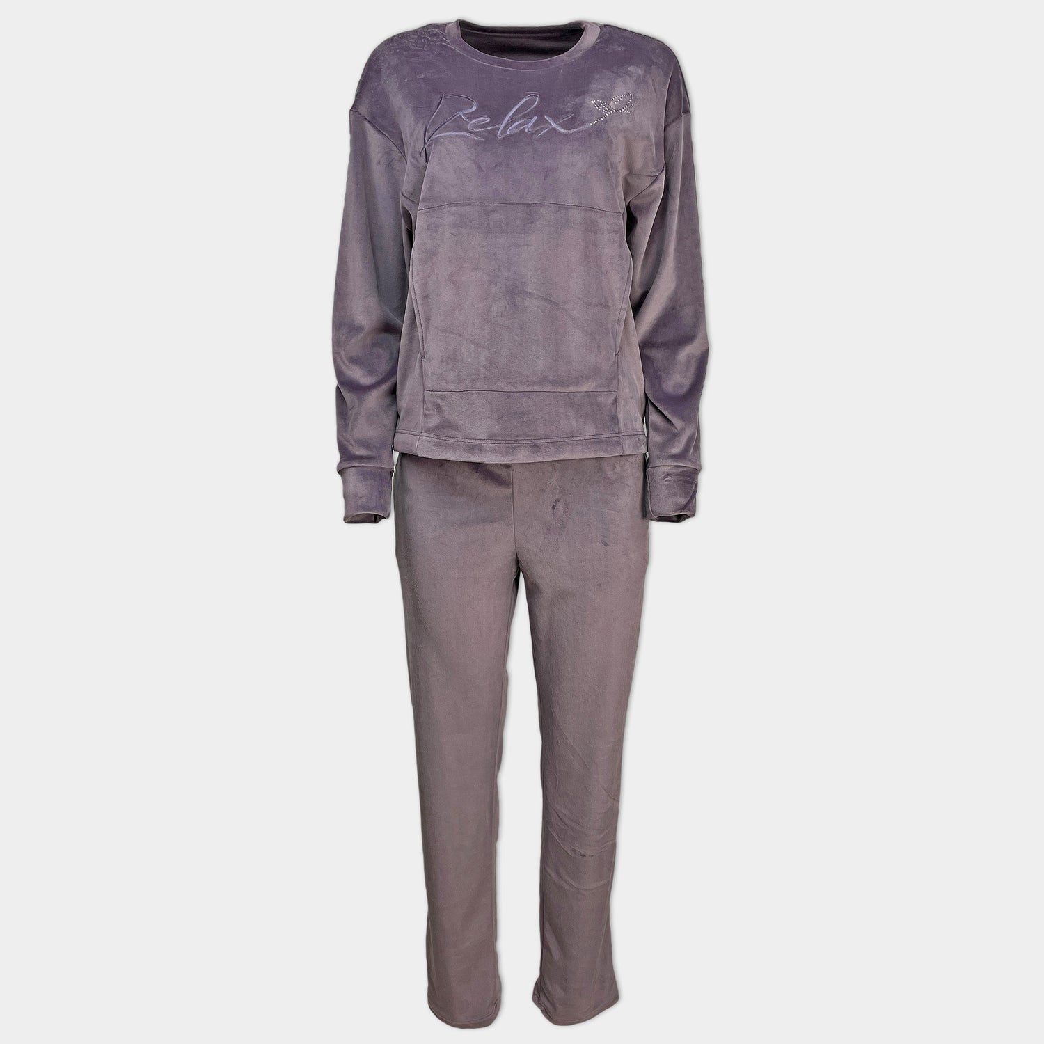 Дамски Домашен Комплект от плюш "Relax in Lila"