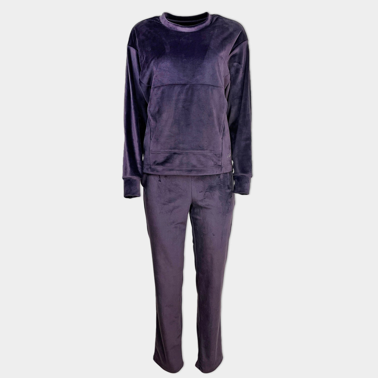 Дамски Домашен Комплект от плюш "Eggplant"