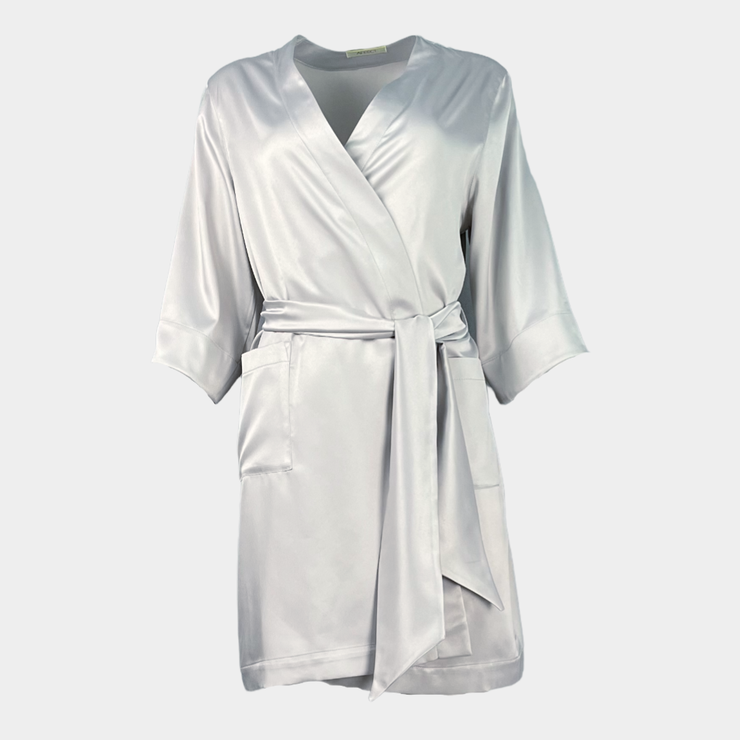 Сатенен Халат "Silver"