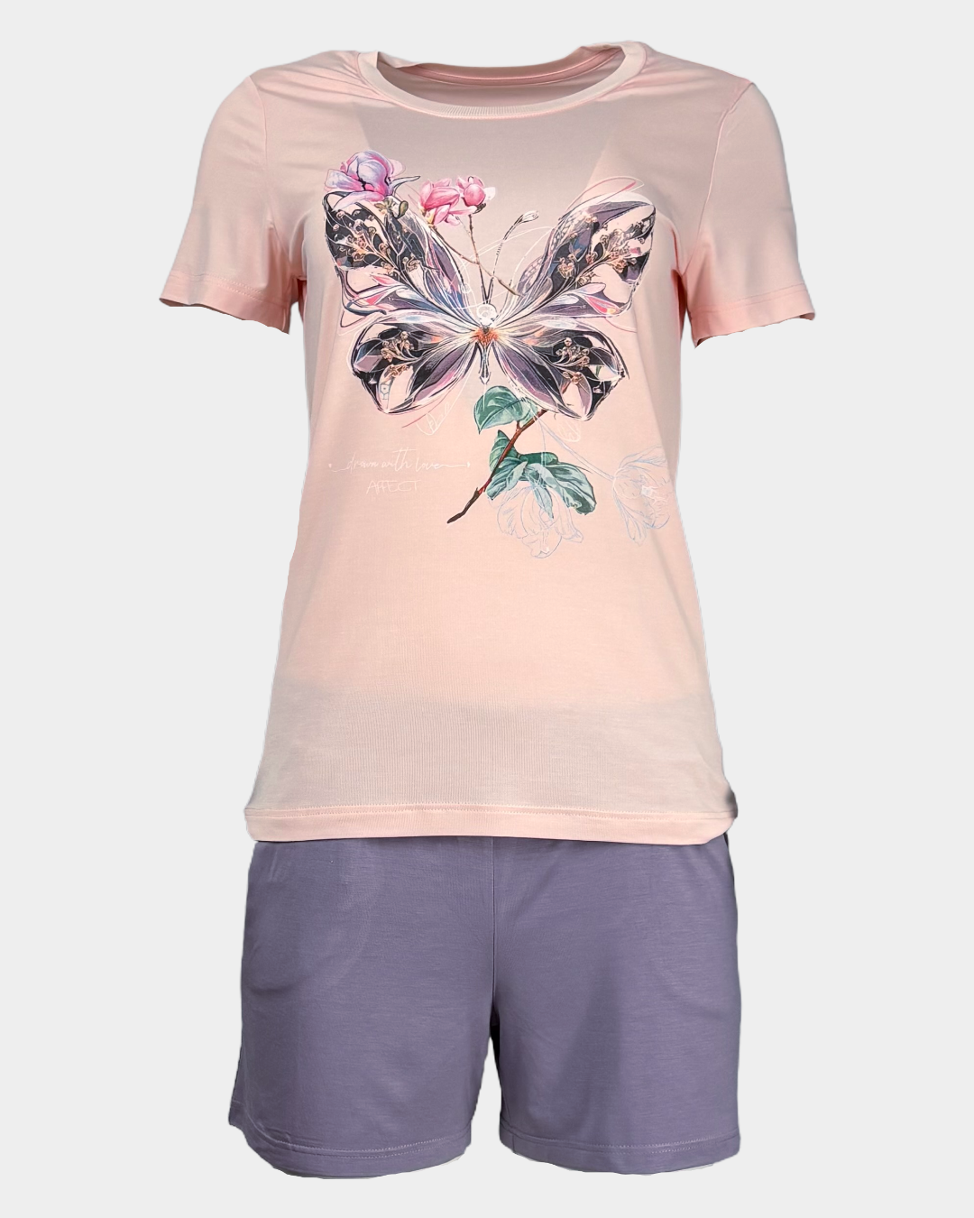 Лятна дамска пижама "Butterfly kiss"