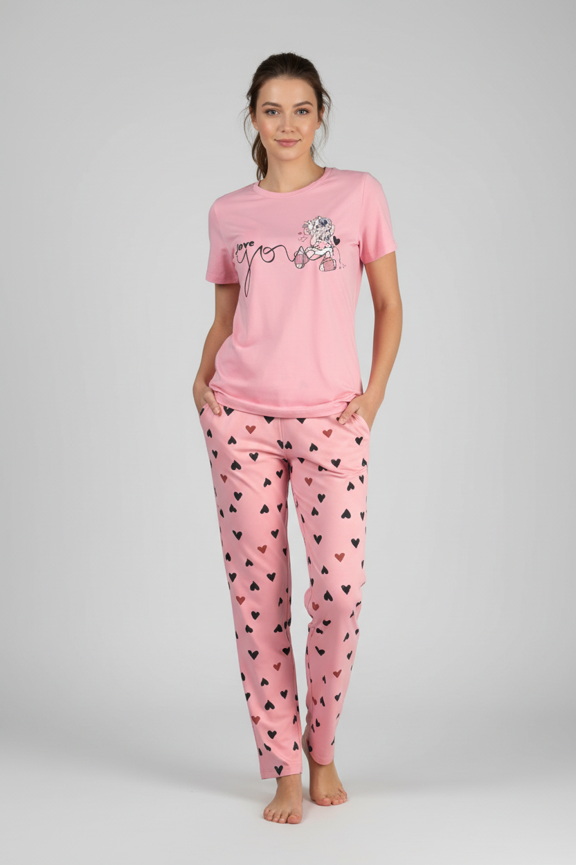 Дамска пижама Love You