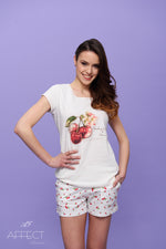 Дамска лятна пижама " Cherry Blossom"