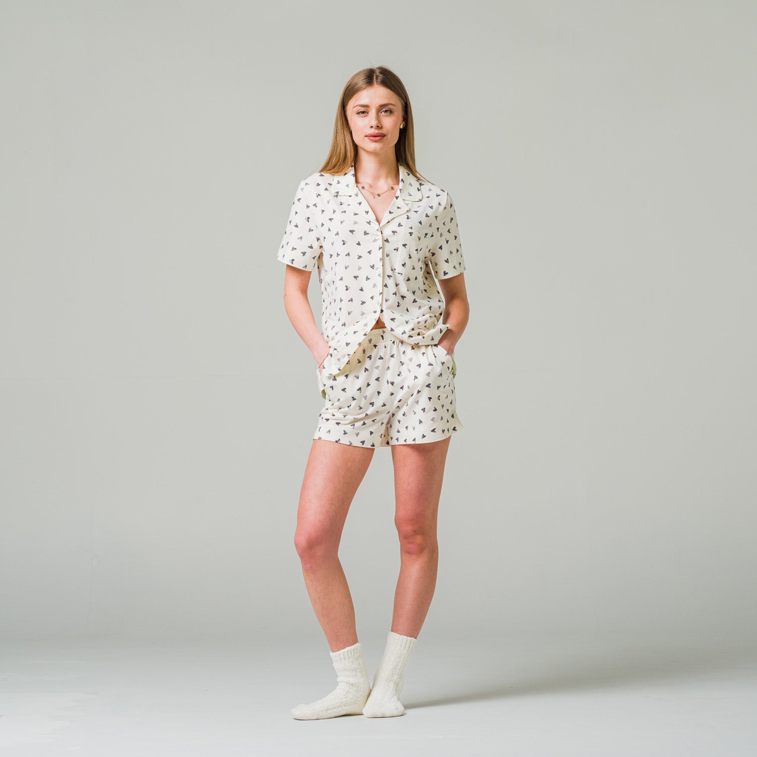 Лятна дамска пижама "Love in the night"