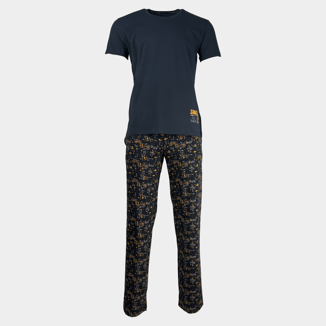 Мъжка Пижама "Man in black"