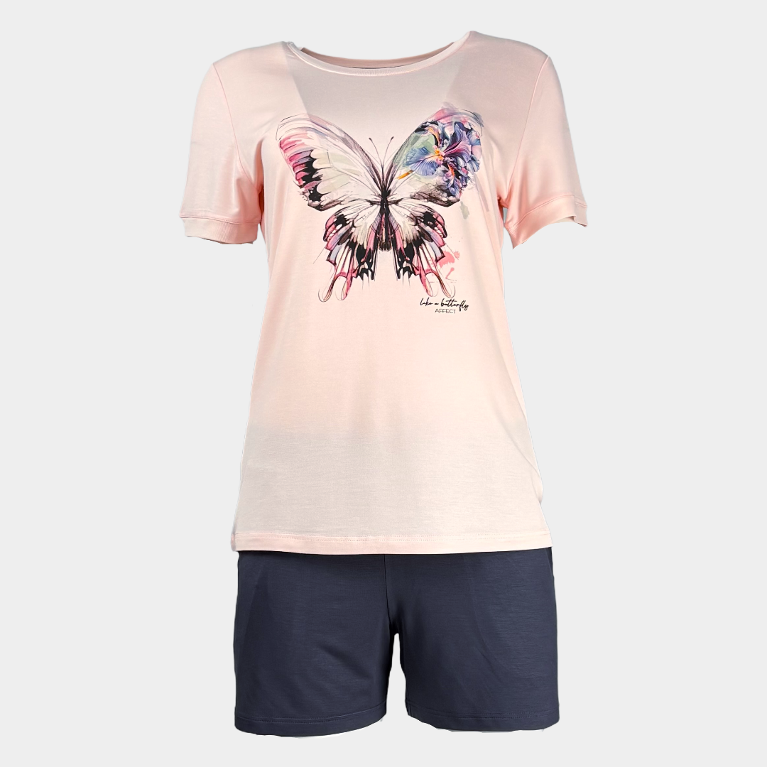 Лятна дамска пижама "Moonlight Butterfly"