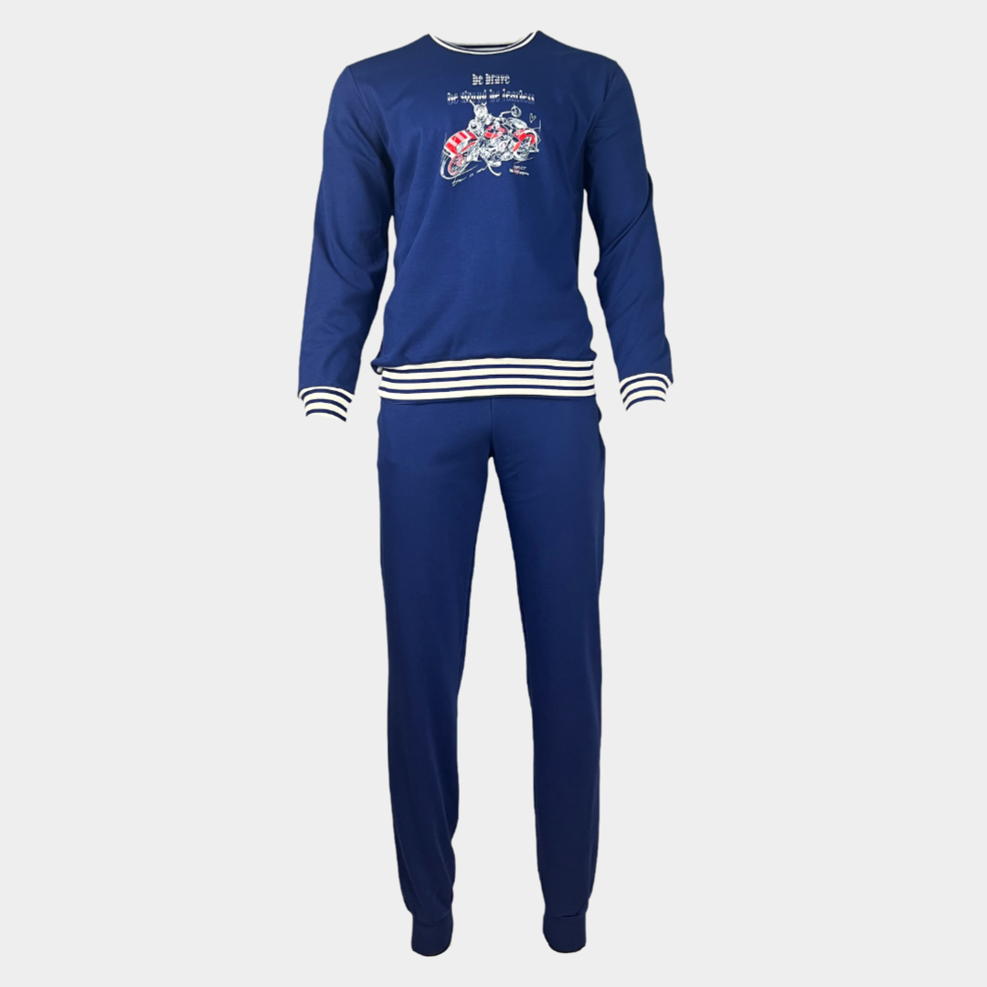 Мъжка Пижама "Time is now"