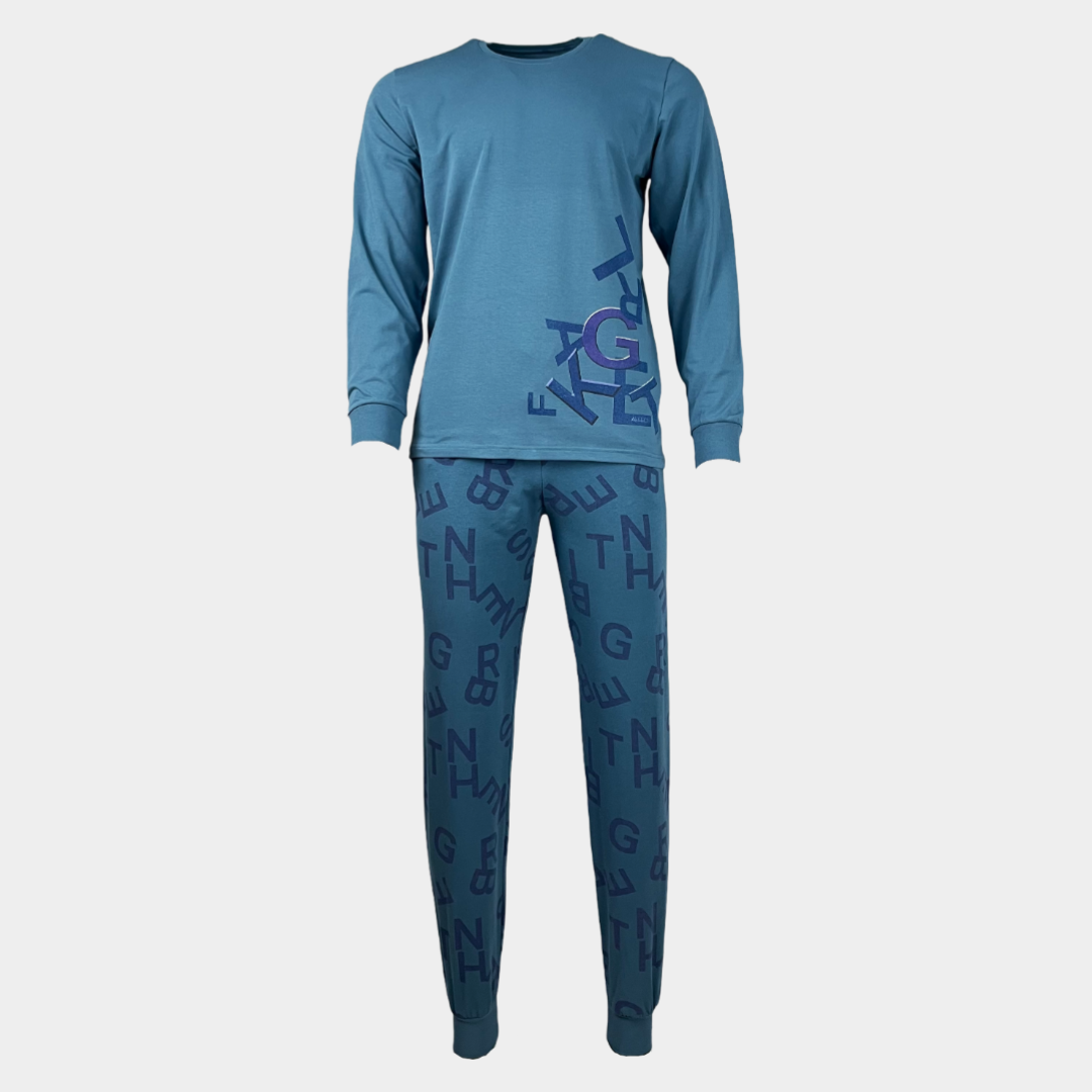 Мъжка Пижама "Alphabet"