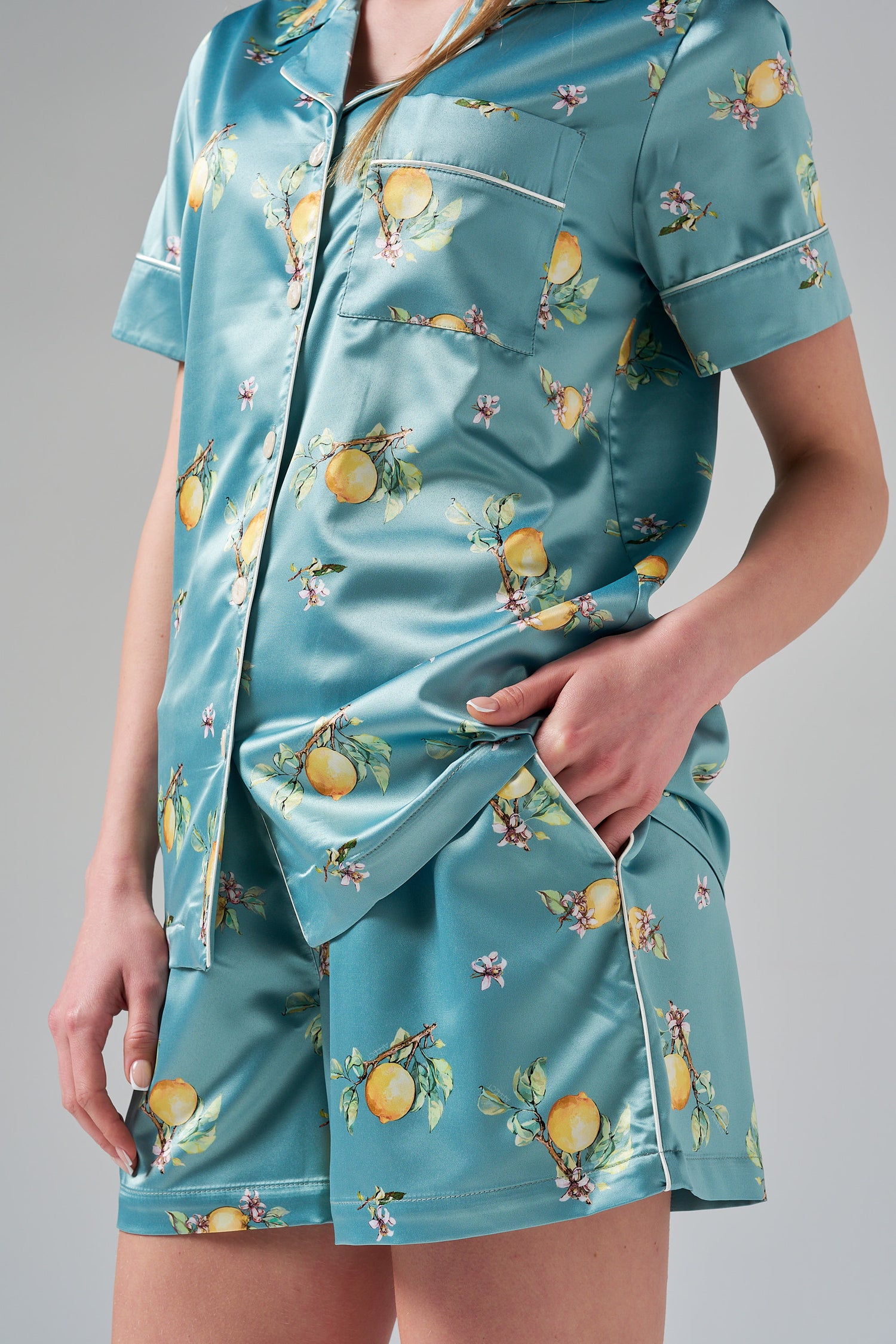 Лятна дамска пижама "Bella Limone"