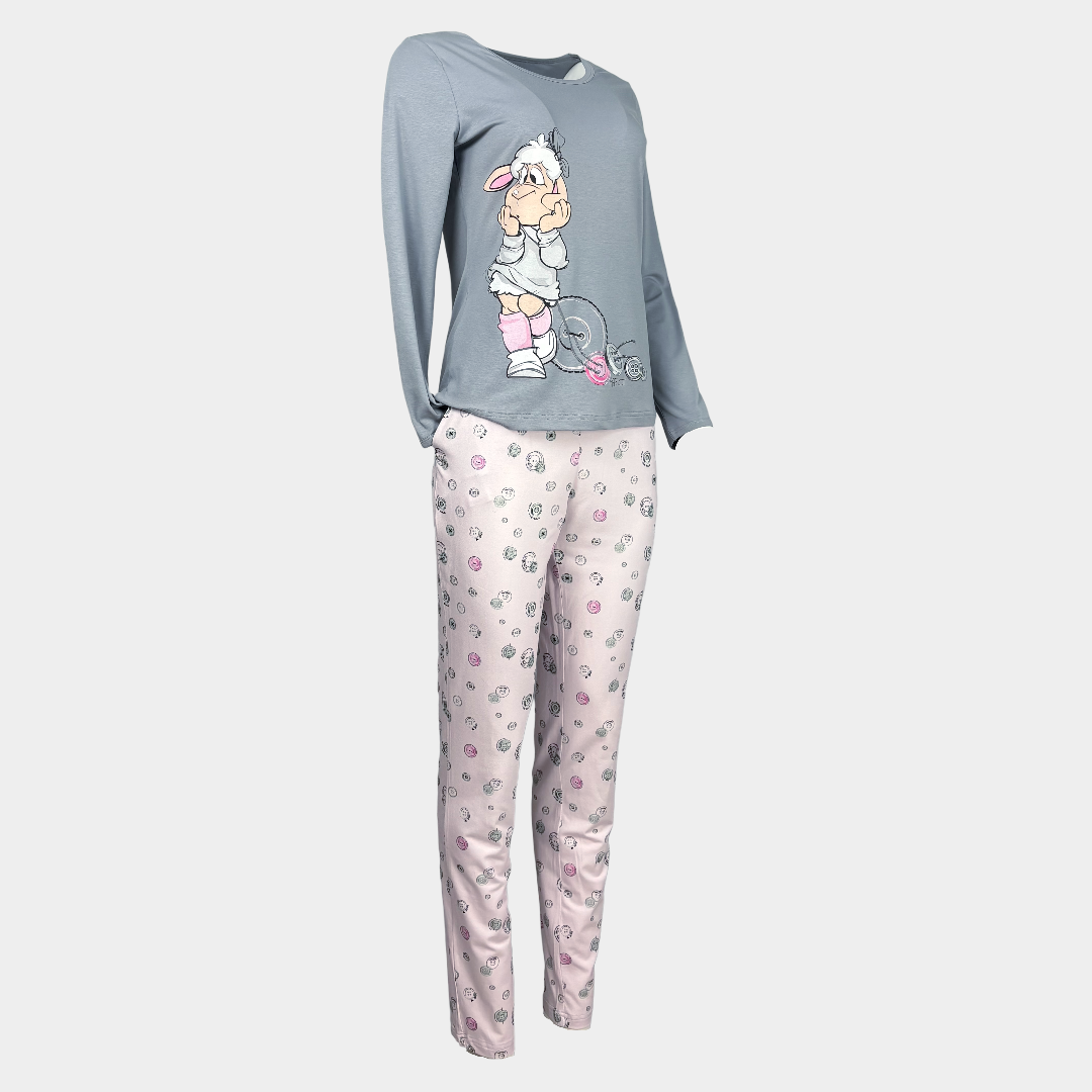 Дамска Пижама "Rosy Buttons"