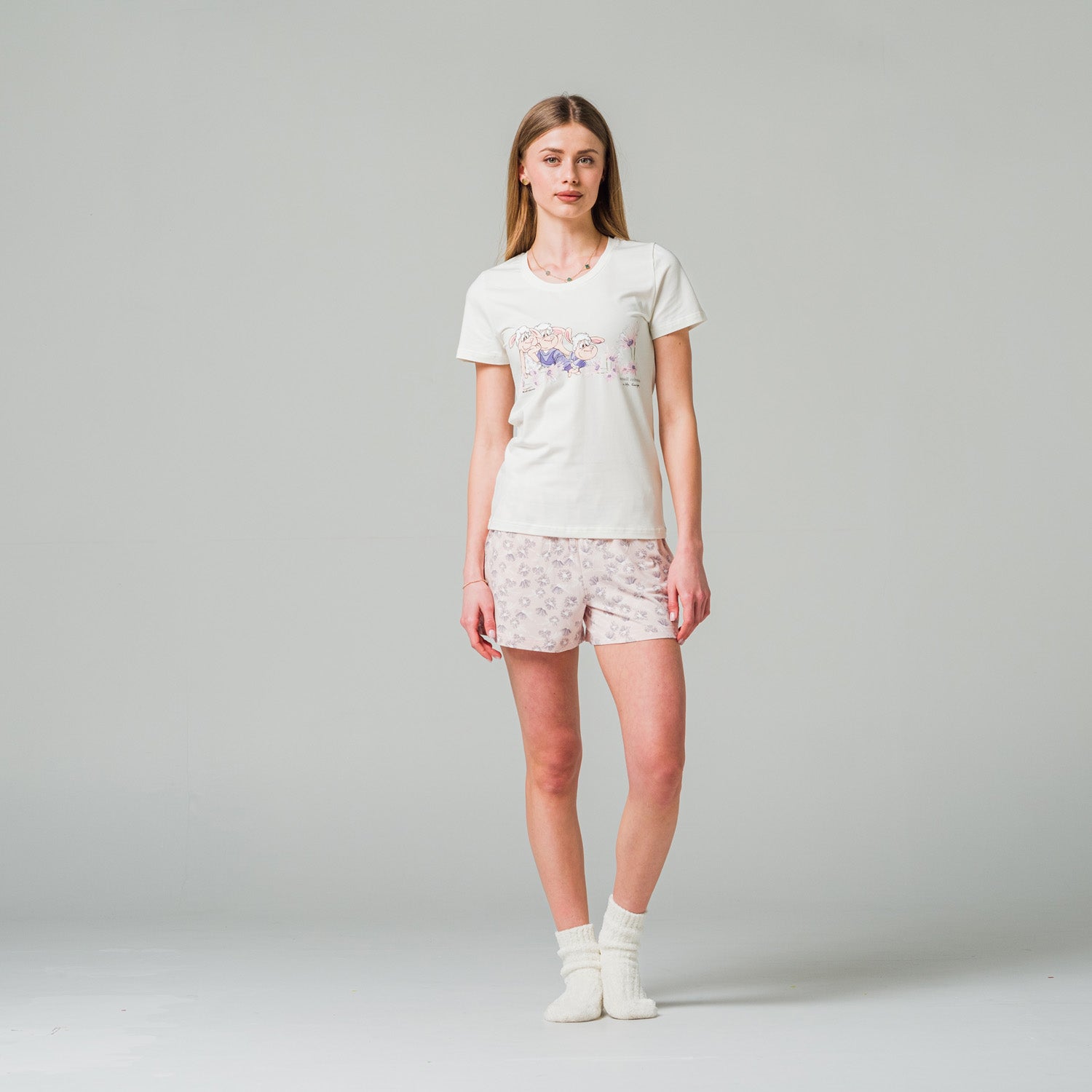 Лятна дамска пижама "Small miracles"