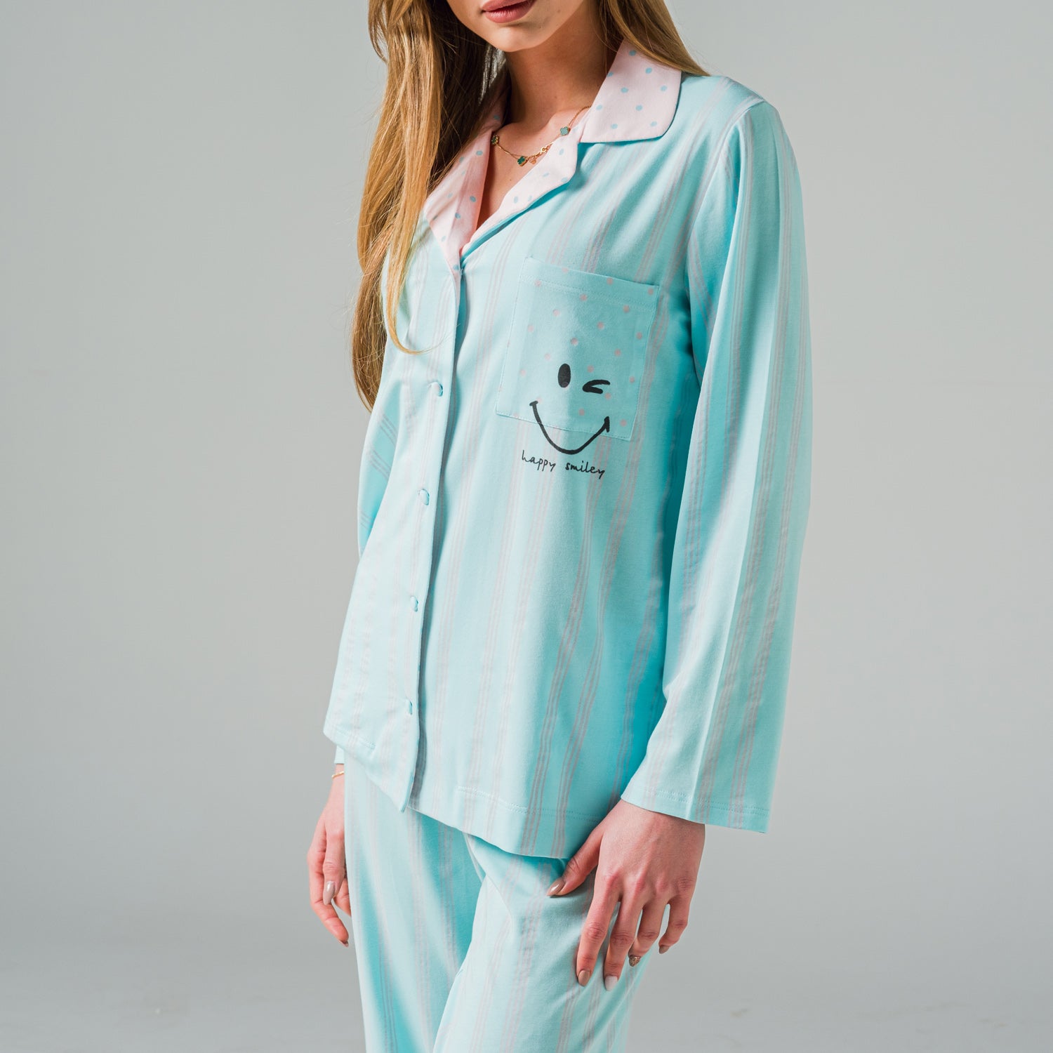 Луксозна Дамска Пижама "Happy smiley"