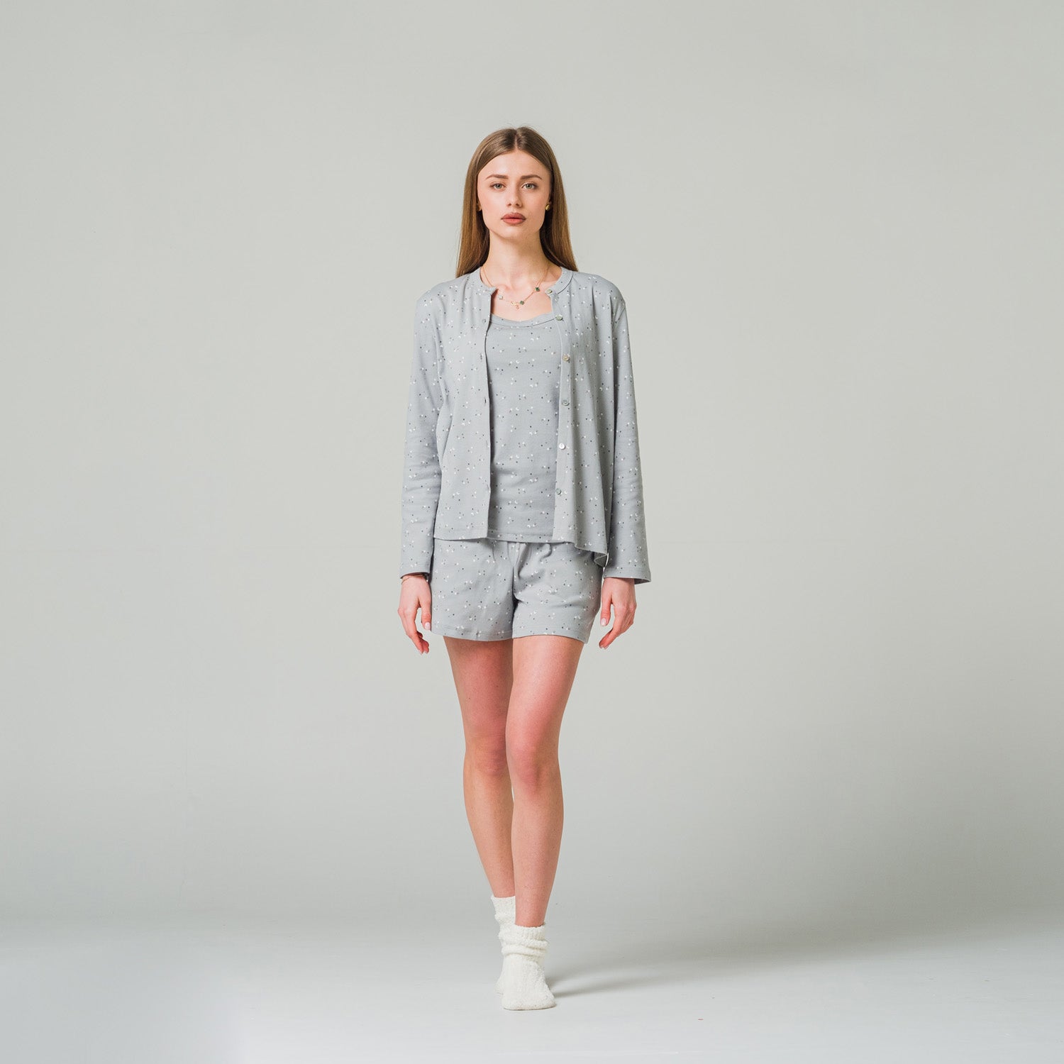 Дамска жилетка "Soft stars"